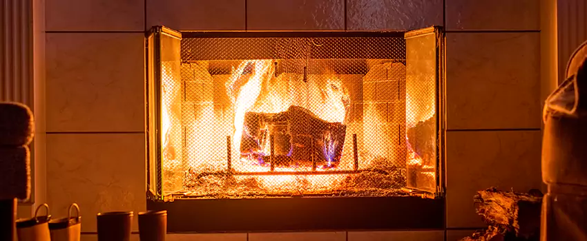 Mendota Hearth Landscape Fireplace Installation in Riverton, Utah