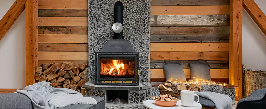 Thelin Hearth Products Direct Vent Gas Stove Fireplace Inspection in Riverton, Utah